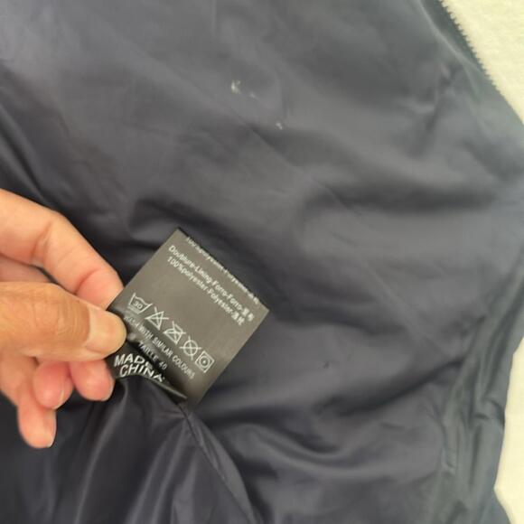 Cop.Copine Goldeneye Puffer Jacket Navy Diamond Quilted Designer - Picture 9 of 12